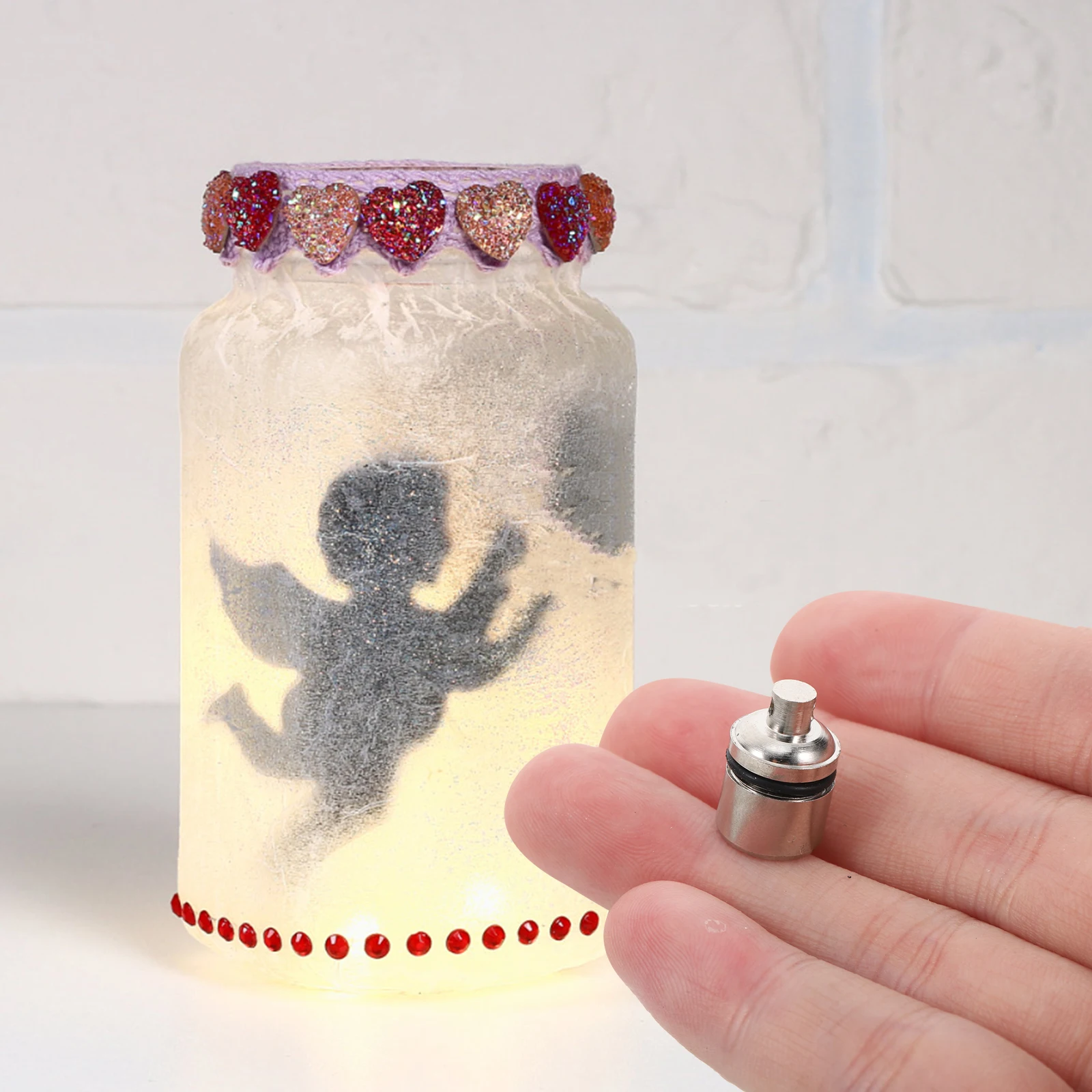 

10 Pcs Mini Electronic Light Micro Lights Operated Indoor Iron Led Diy Miniature