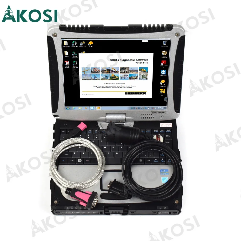 

CF19 Laptop for Liebherr Diagnostic SCULI diagnostic software for liebherr Crane Excavator truck liebherr diagnostic