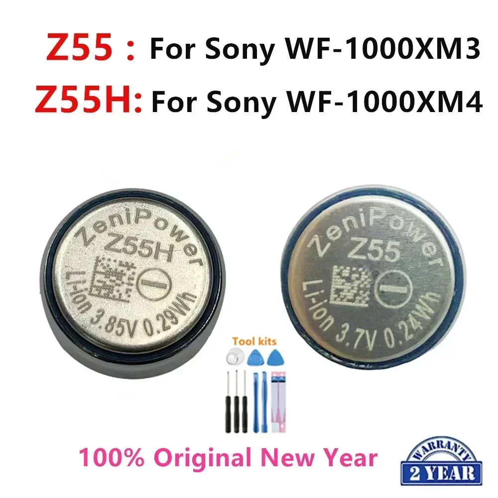 

100% Original Z55H Z55 New Battery For Sony WF-1000XM3,WF-1000XM4 WF-SP900/SP700N /1000X WI-SP600N TWS Earphone