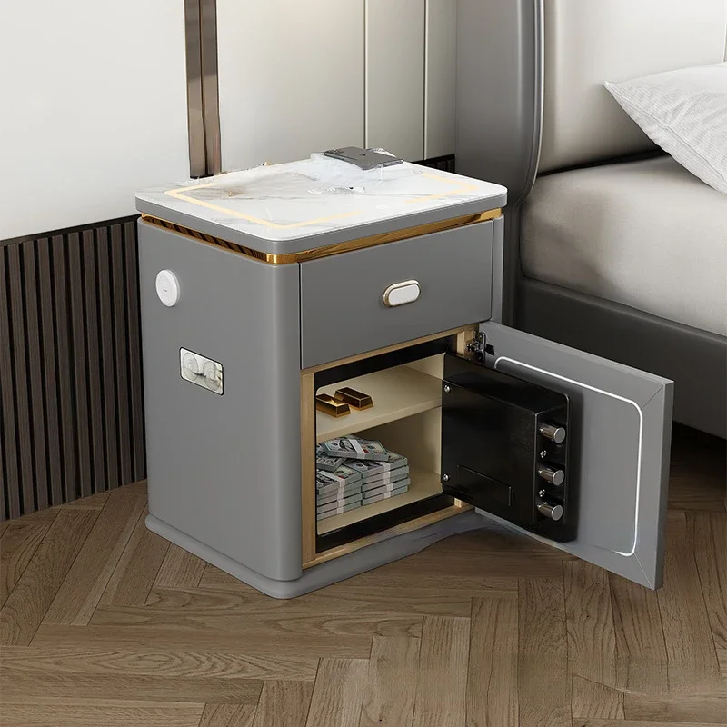 Aesthetic Elegant Hanging Bedside Comfortable Drawers Narrow Bedroom Storage Cabinet Nightstand Mesa De Noche Home Furniture