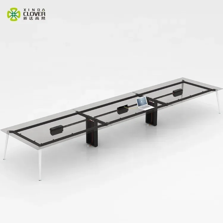 Office Meeting Room Table Modern Conference Table For 10 Person