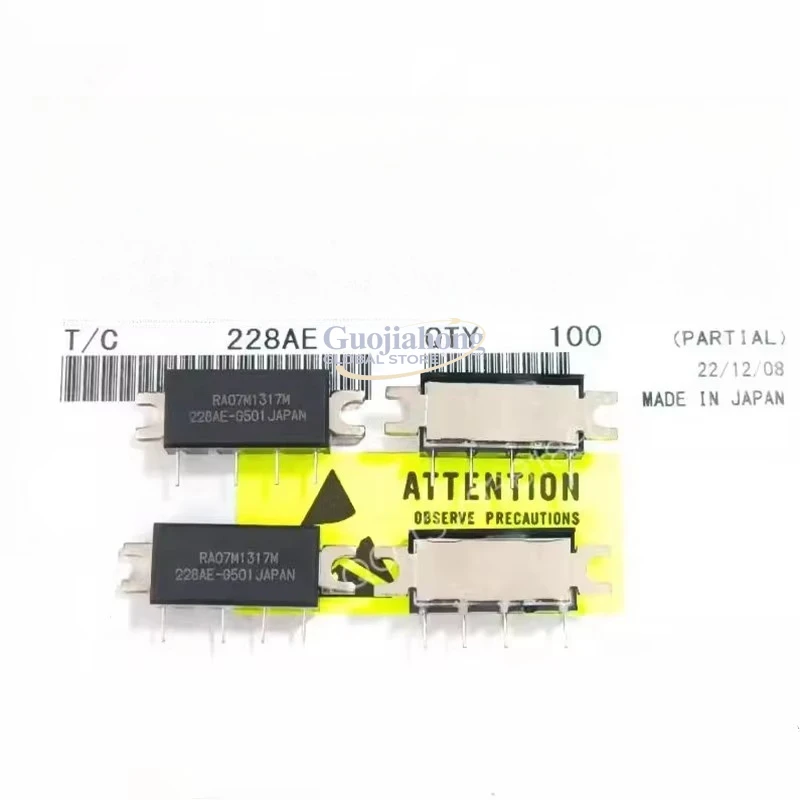 RA07M1317M RA07M1317M-501 - 135-175MHz 6.5W 7.2V, 2 Stage Amp. For PORTABLE RADIO . 100%New original .Supply of spot inventory