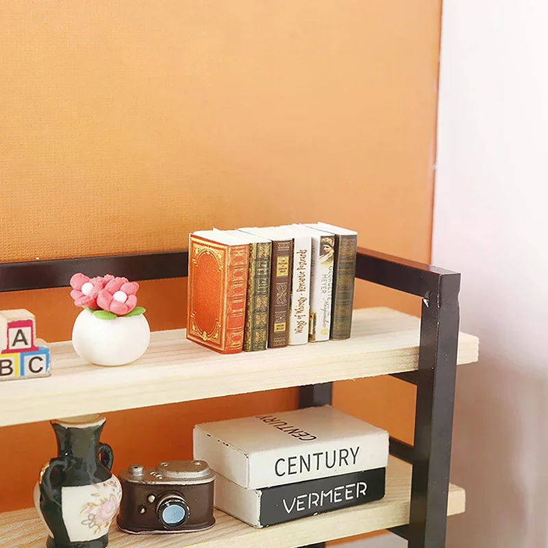 Livre Miniature pour maison de poupée 1:12, 6 pièces, bande dessinée, petits livres, Mini modèle, jouets de jeu pour enfants, accessoires pour maison de poupée