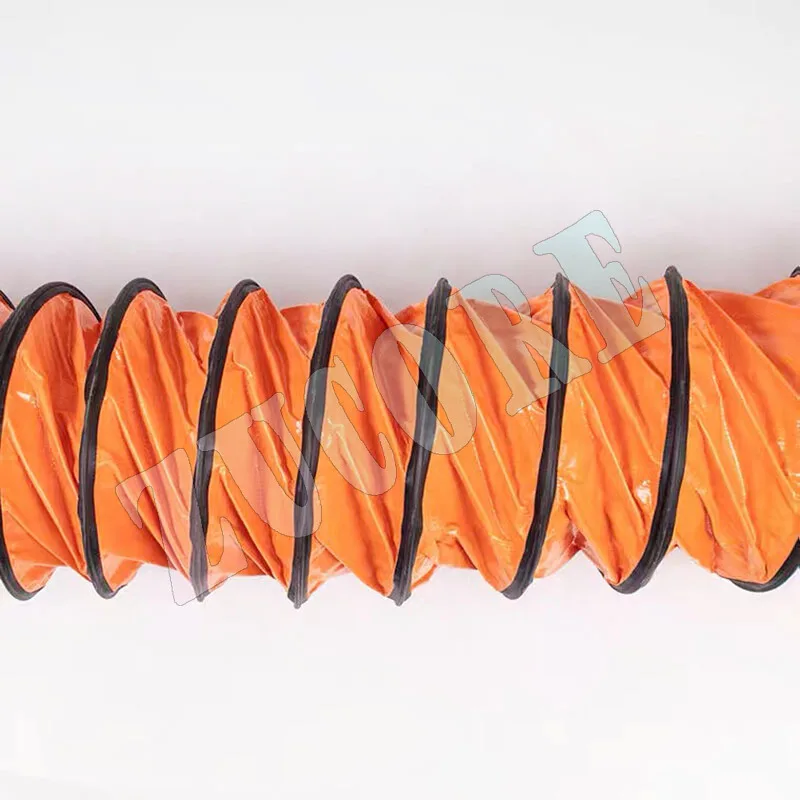 새로운 텔레스코픽 공기 덕트 광산 페인트 환기 파이프 고온 방지 PVC 캔버스 배기 팬 호스