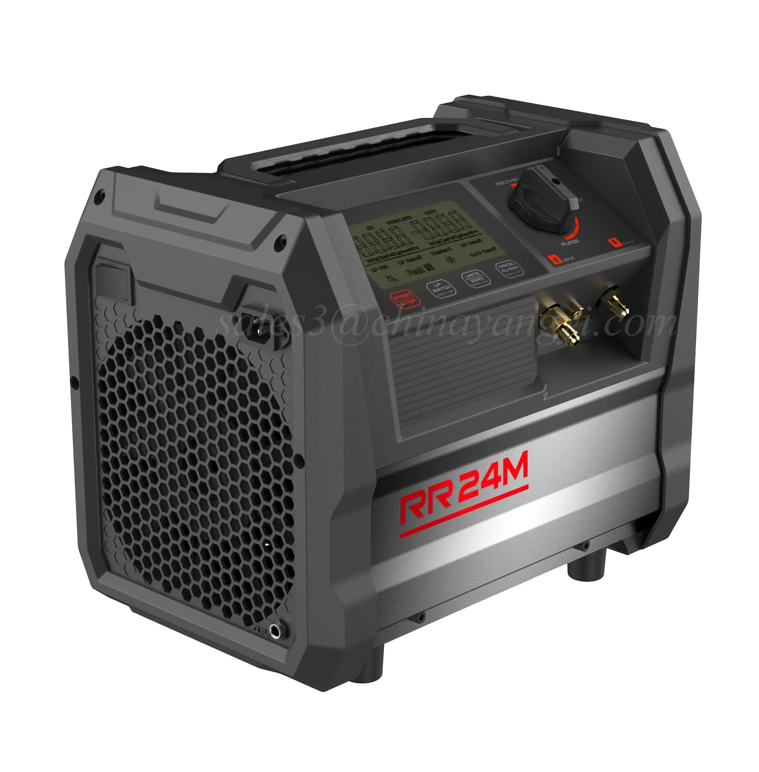 Digital Brushless DC Twin Cylinder 1HP Refrigerant Recovery Unit/Machine for HVAC Other Refrigerants R32, 1234yf