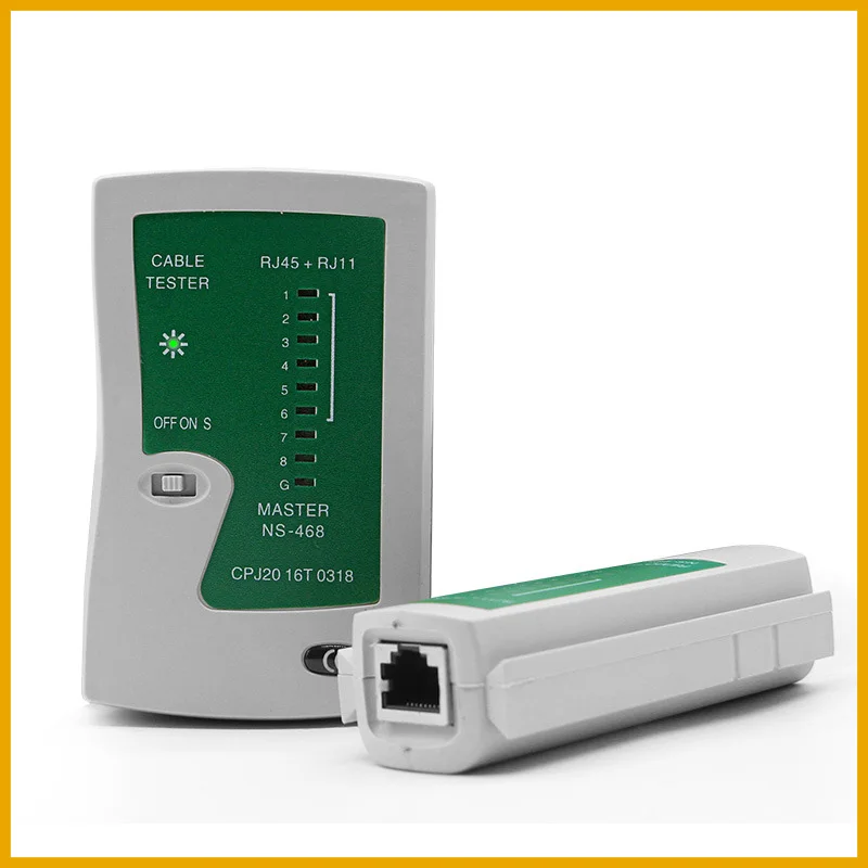 NEW Network Cable Tester RJ45 Ethernet Cable Tester Lan Test Tool For Cat5 Cat6 CAT7 8P 6P LAN Cable And RJ11 Telephone Cable
