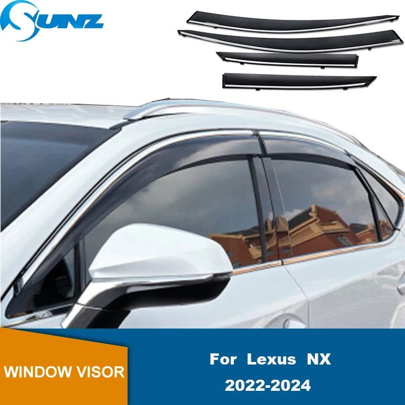 

Side Window Deflector For Lexus NX NX200t NX300h NX300 NX350 2022 2023 2024 Window Visor Awnings Shelters Vent Sun Rain Guard