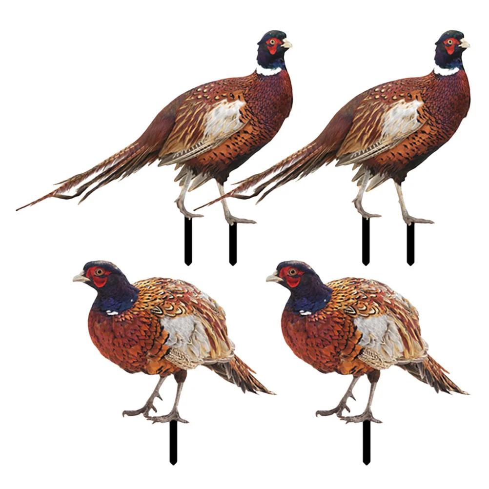 2 مجموعة الاكريليك الديكور حصة حديقة الدراج ساحة الدجاج زخرفة الحديقة علامة الزخرفية حديقة حصص الفن في الهواء الطلق التبعي