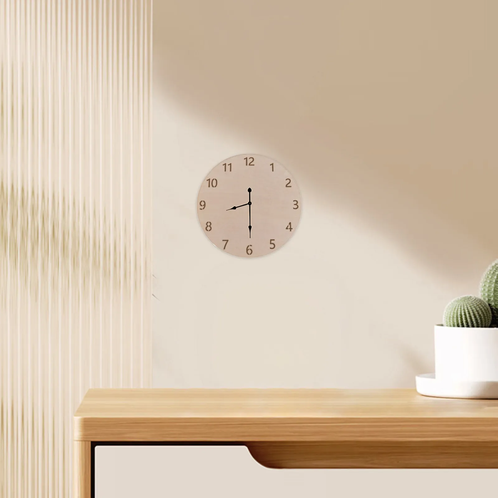 

5Pcs Natural Wood Round Clock Dial Unfinished DIY Blank Face for Craft Painting Wall Clock Making Kit Home Decor Accessories