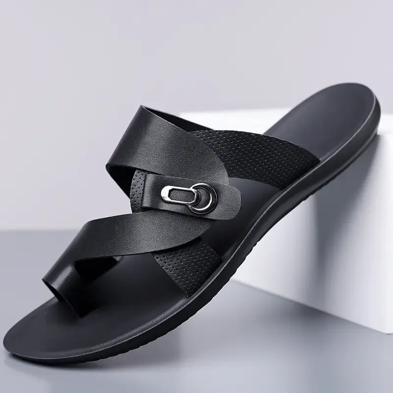 Summer Men Sandals Open Toe Flat Mens Casual Shoes Outdoor Walking Sandals for Men Beach Shoes Sandalias Hombre Men Slippers