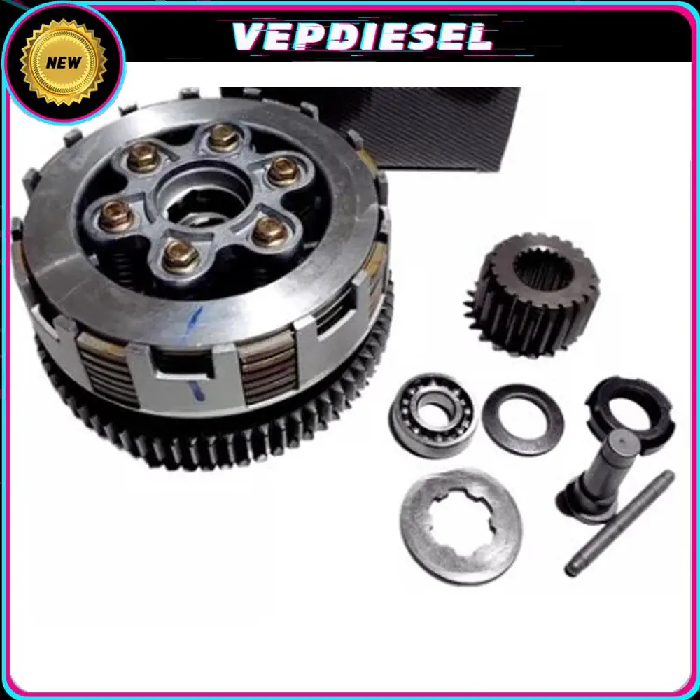 

1Set Motorcycle Clutch Assembly For Vento Rocketman Tornado Crossmax Wortman 250cc Motorcycle Drivetrain Clutch Accessories
