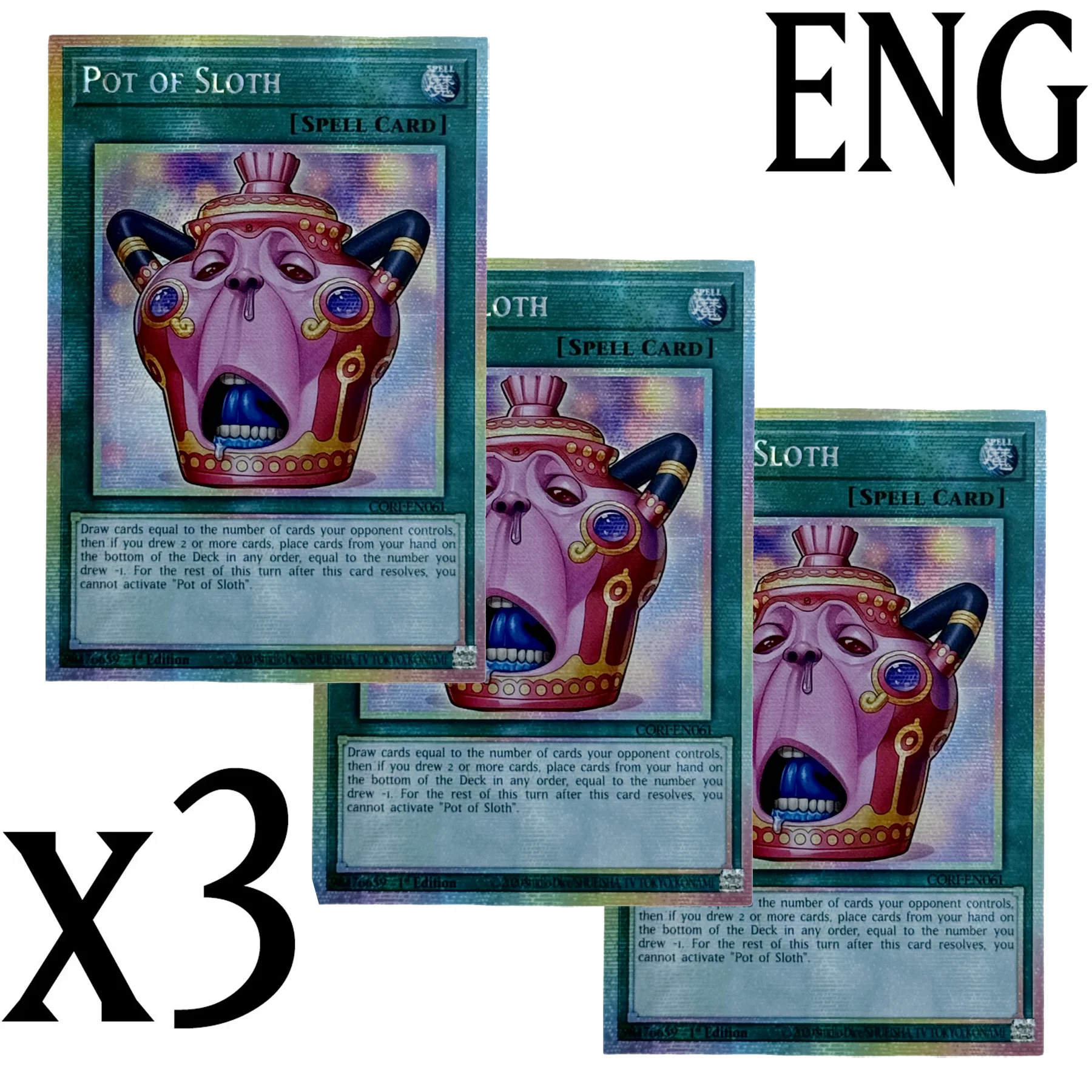 Yu-Gi-Oh! Sammlung DIY Proxy-Karten Pot of Sloth Dominusteer Rosepamela The Great Gallant Bandit Ultimate Sky Nicht Original – Detail 4
