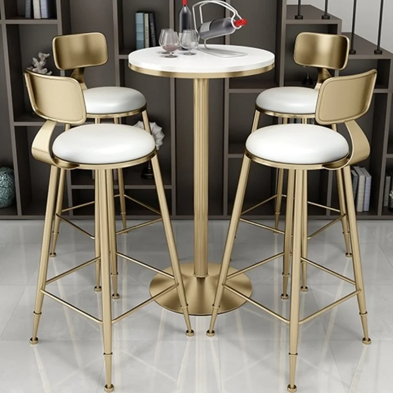 

Cocktail Tables Party Industrial Furniture Round Table Kitchen Wall Shelf Luxury Dining Wine Bar Tavoli Da Pranzo Coffee Stool