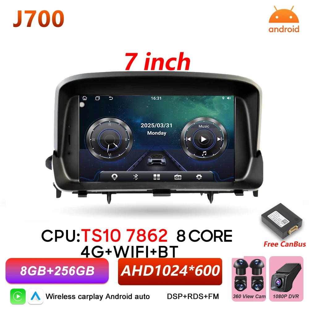 Autostereo Android 16 Radio voor Opel Mokka Vauxhall Mokka 2012 2013 2014 2015 2016 Carplay Video Multimedia Speler BT Head Unit