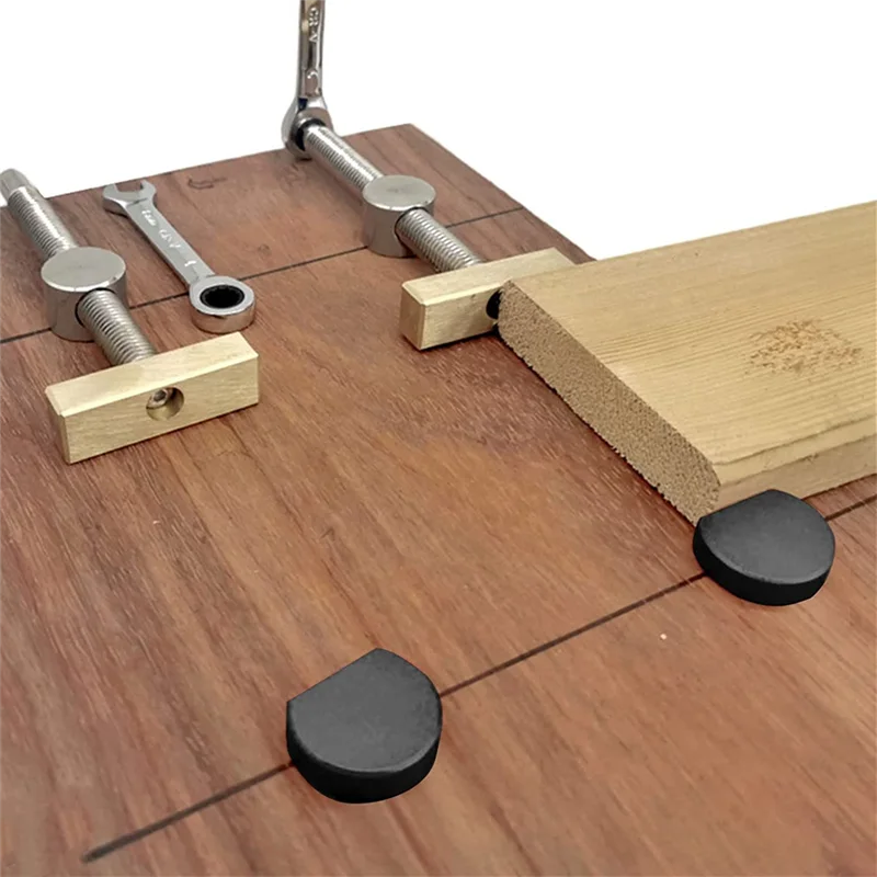 Woodworking Bench Dog Clamps with Bench Dog Stop Sets, Clip Clamp Fixture Vise Joinery Carpenter Tools(20Mm)