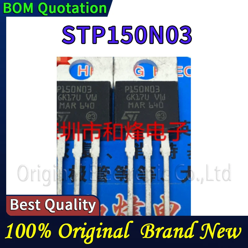 10pcs/lot STP150N03 P150N03 Original  In stock High quality