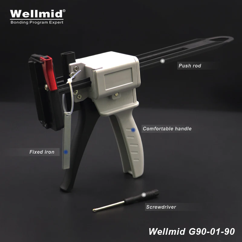 Imagem -03 - Injection Gun para Creme Dental Tubo ab Glue Selante Hand Cream Cleanser Extrusora Manual Araldite Epoxy Adhesive Easy Squeeze Tool