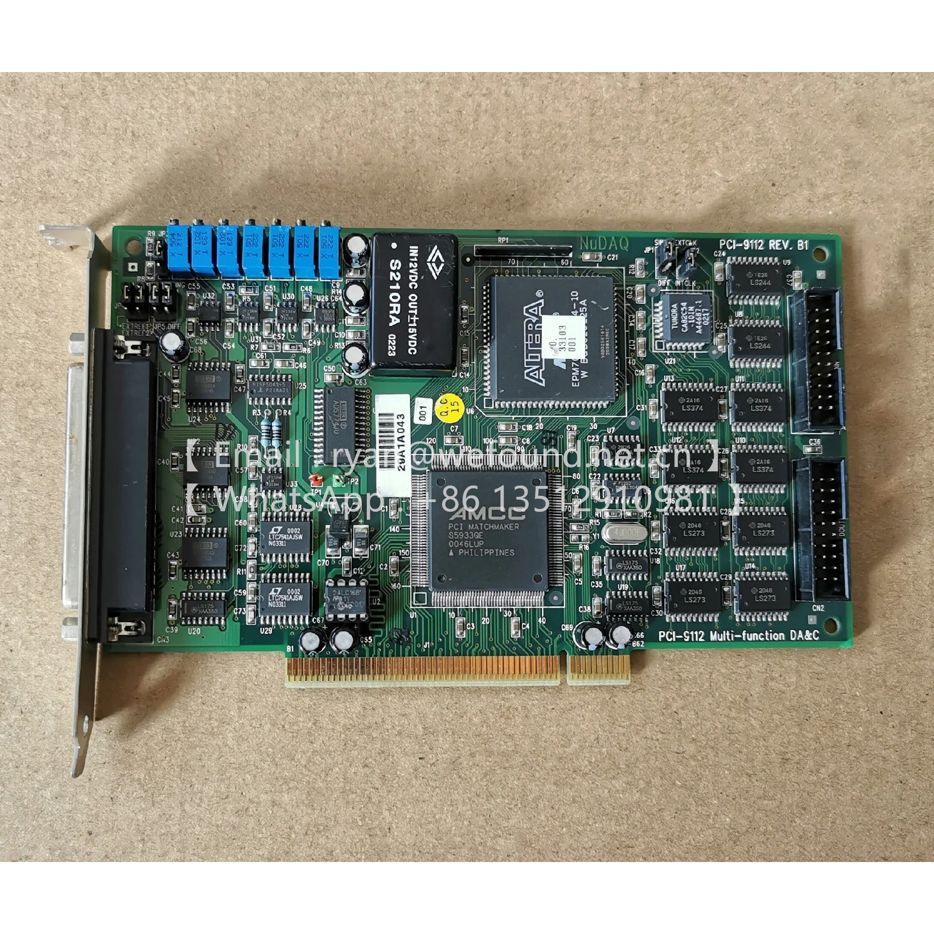

PCI-9112 16-канальная 12-битная многофункциональная карта DAQ 110 kS/s
