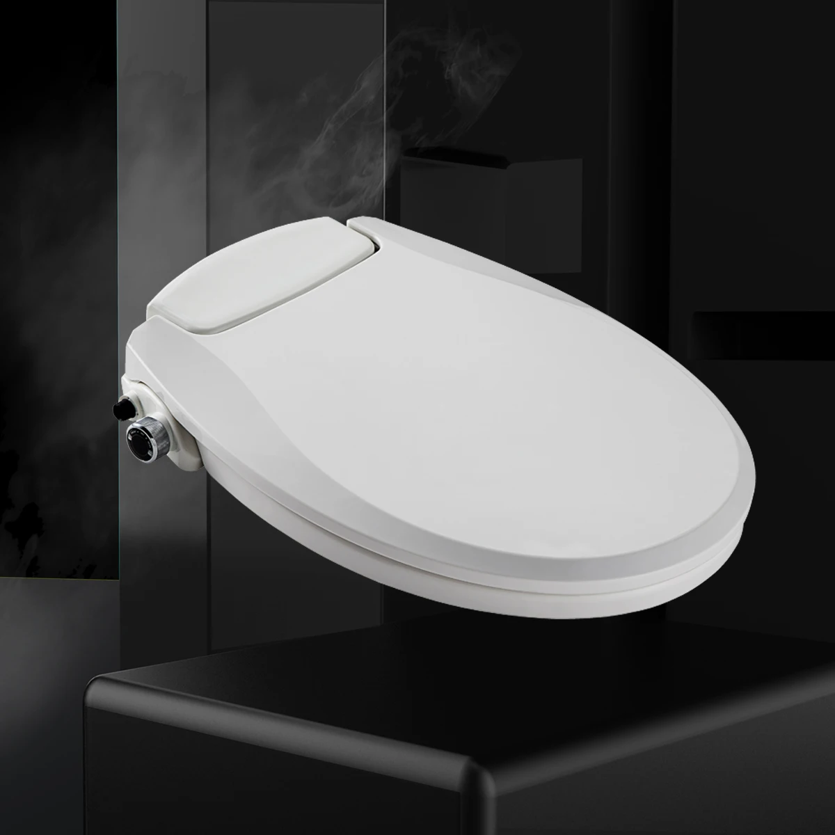 OEM/ODM Non-electric Soft Close Toilet Seat Cover with Bidet Function, Wholesale Retractable Nozzle Bidet Seat, Buy Bidet Seat