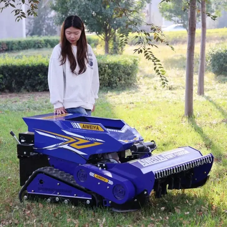 

Customized All Terrain Wireless Remote Grass Cutter Gas Powered Self Propelled Lawn Mower Zero Turn Lawn Mower