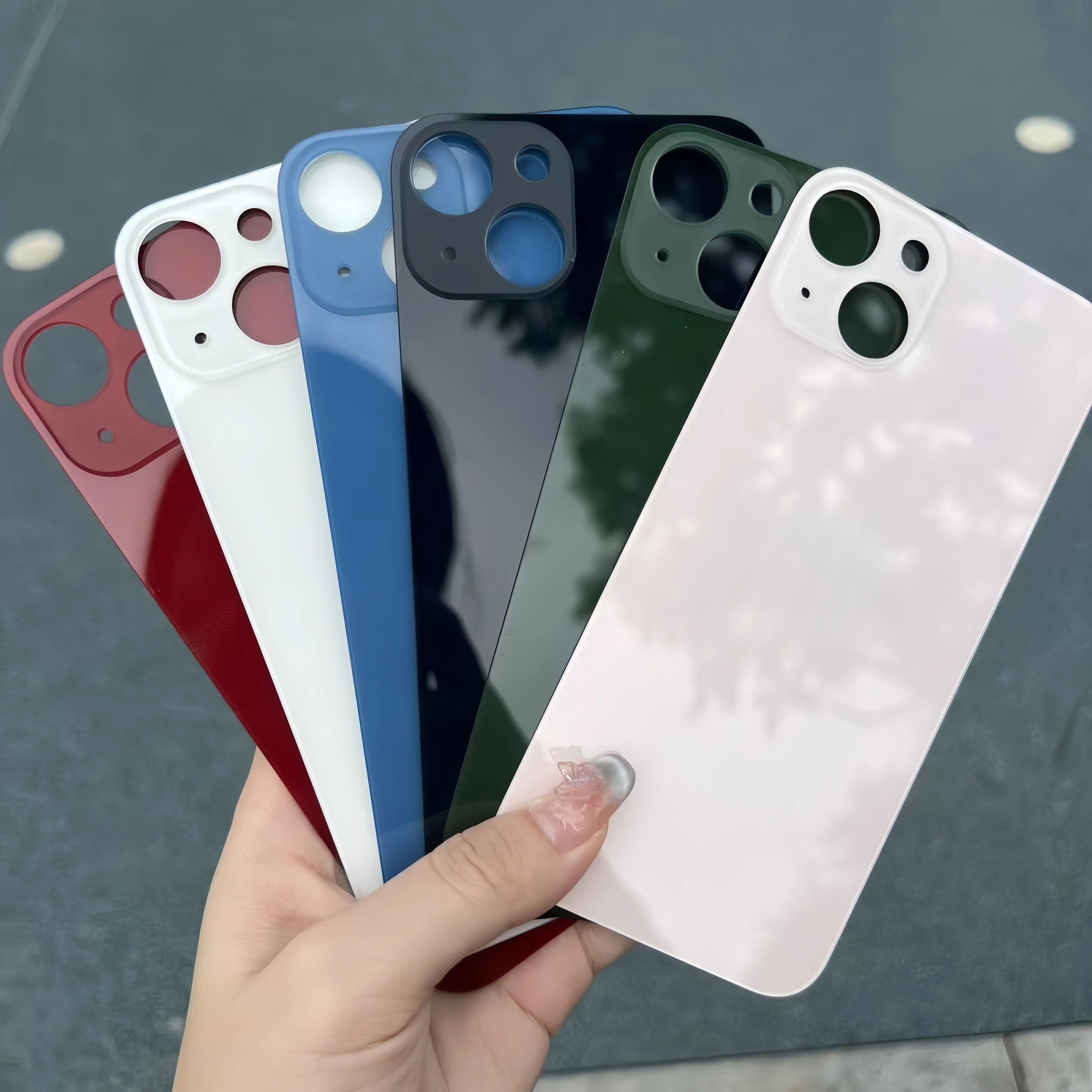 غطاء خلفي زجاجي جديد لملحقات الهاتف المحمول iPhone 13 pro استبدال الغطاء الخلفي الزجاجي