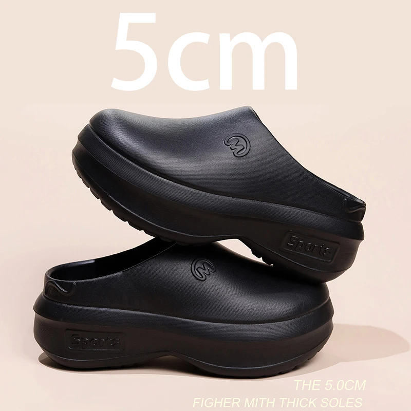 Zapatillas de mujer para parejas, zuecos de jardín para mujer, zapato de Chef a prueba de agua, sandalias cómodas, zapatillas para trabajadores de mascotas, zapatos de pesca al aire libre