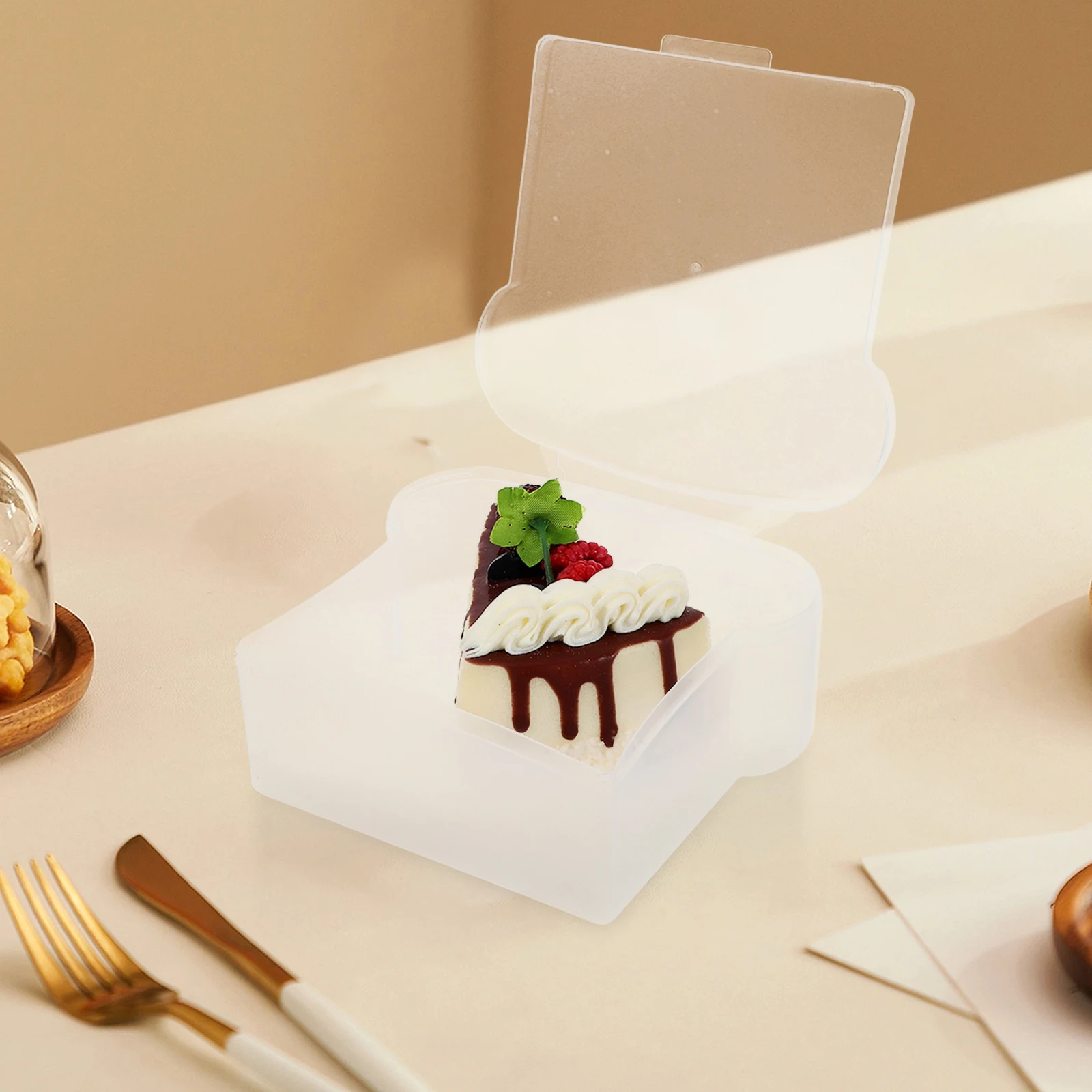 

Reusable Clear Toast Shape Sandwich Container Airtight Food Storage Box Leak-Proof Sandwich Holder for Outdoor Lunch