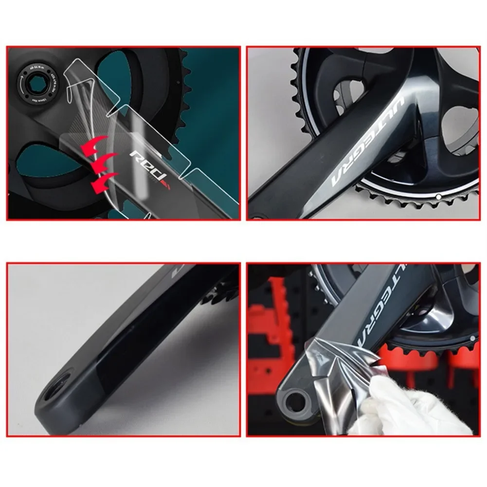 Bicycle Sticker Bike Crank Sticker Decals For SRAM/SHIMAN0 Protector Road UT R8000 FC6800 105 R7000 Crank DA R9000