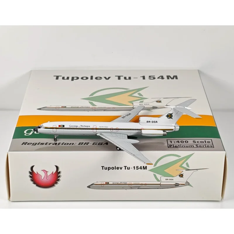 

Phoenix масштаб 1/400 Guiana Airlines TU-154M 8R-GGA литая под давлением модель самолета из сплава Коллекционный декоративный орнамент