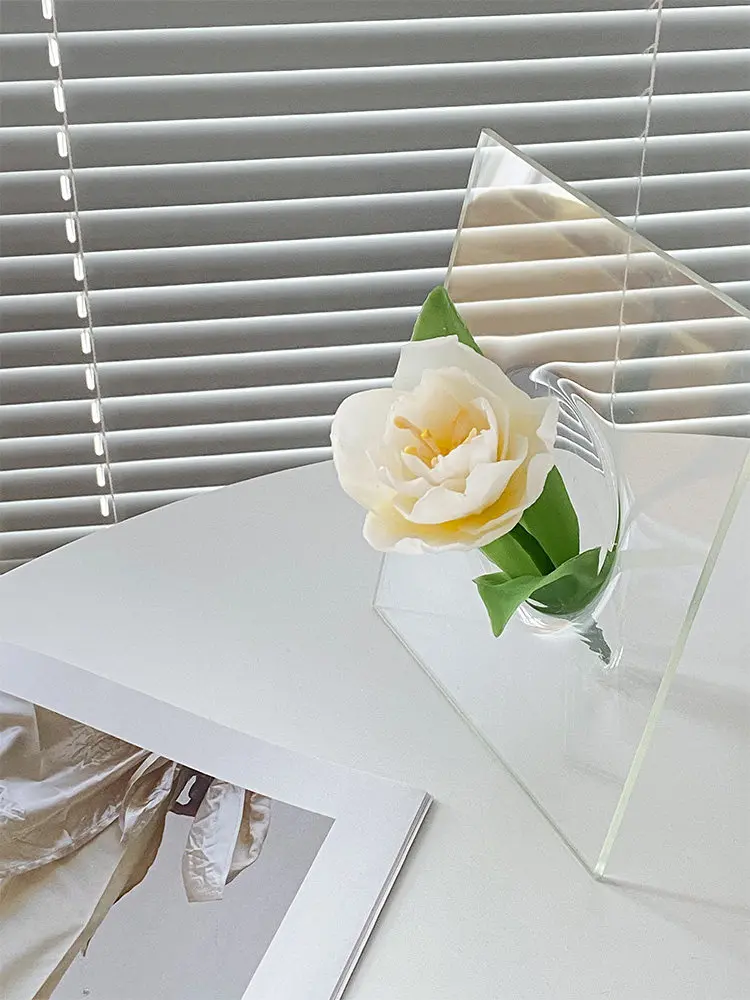 Handmade beeswax flower series tulip scented candle home ornament