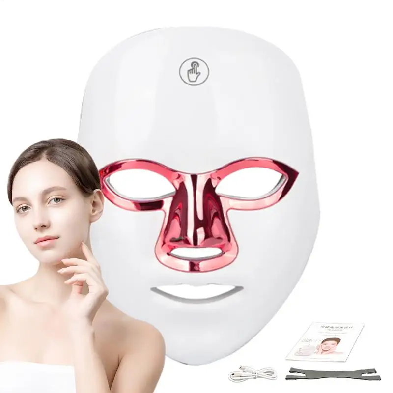 LED Facial Skin Care Masque Light Beauty Masque for Skin Care Lightweight and Comfortable Beauty Instrument for School Travel