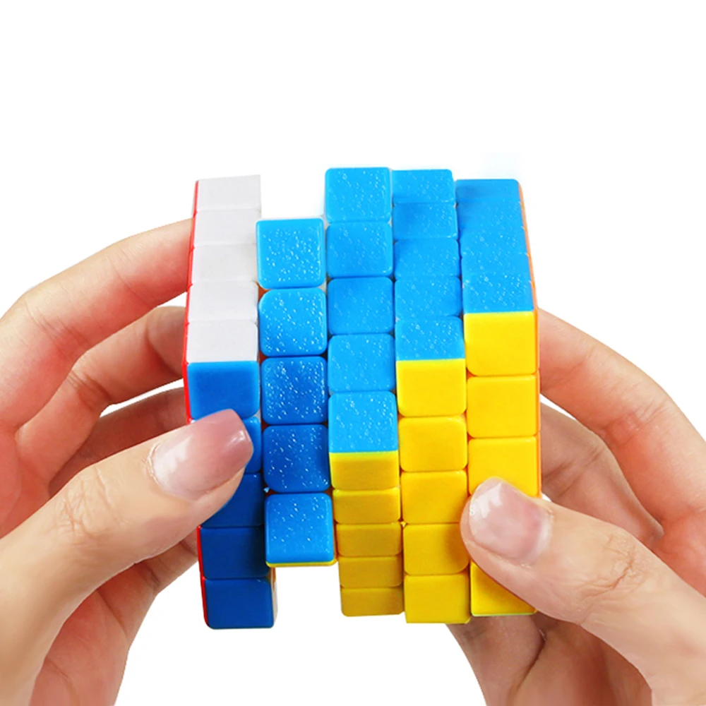 SENGSO 2X2 3X3 4X4 5X5 Cubo magico senza adesivo a forma speciale Rotazione liscia Professione Puzzle Giocattoli agitati per bambini di alta qualità