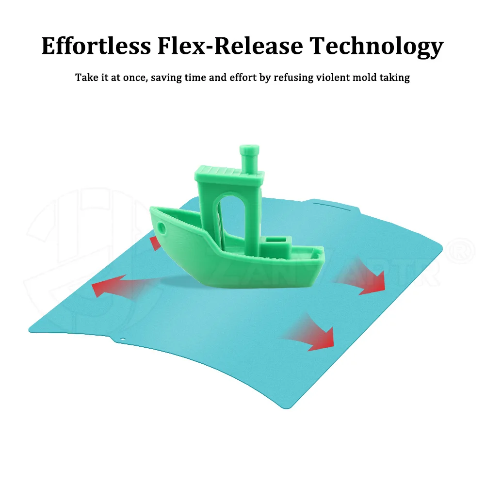 For Bambu Lab X1/P1/A1 Series Cool Plate Stabilizing plate Spring Steel Double-sided Textured Sandblasted low-temperature plate