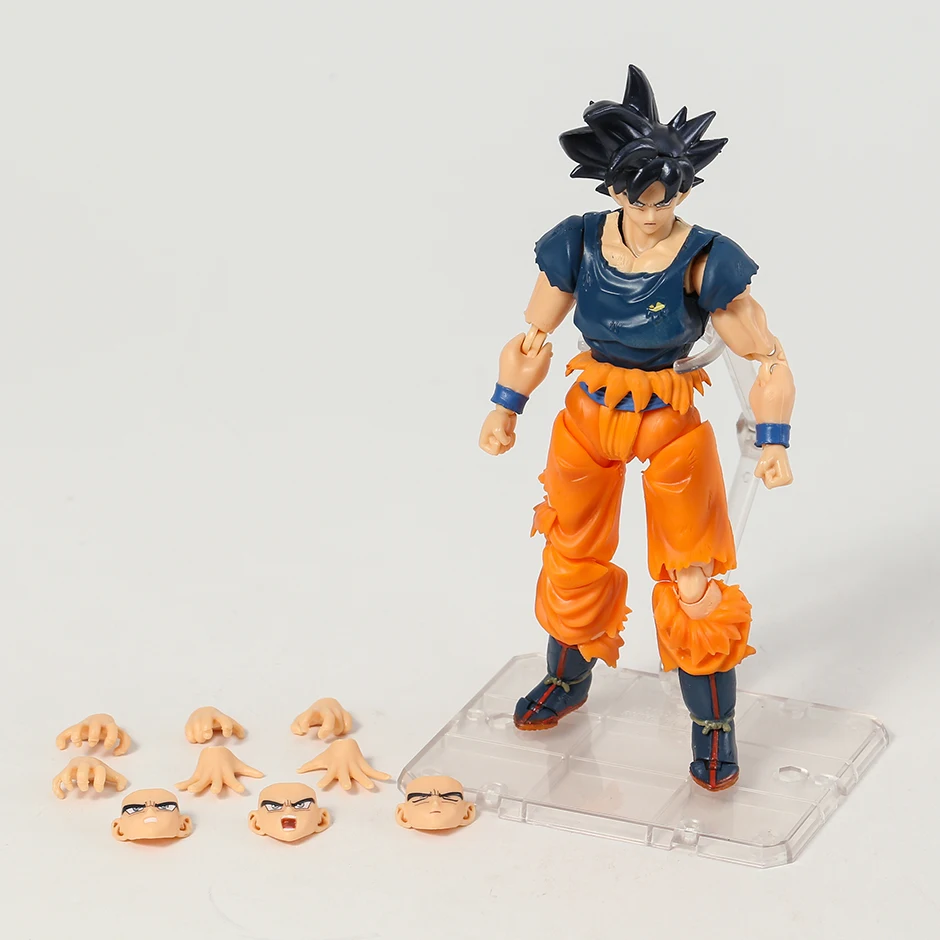 Dragon Ball Super Son Goku Bandai Ultra Instinct Sign SHF Action Figure Toy