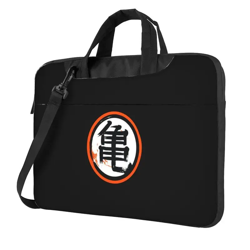 

DBZ Kanji Print Laptop Shoulder Bag Briefcase Messenger Computer Bag Laptop Notebook Pouch with Handle for 13/14/15.6 Inches