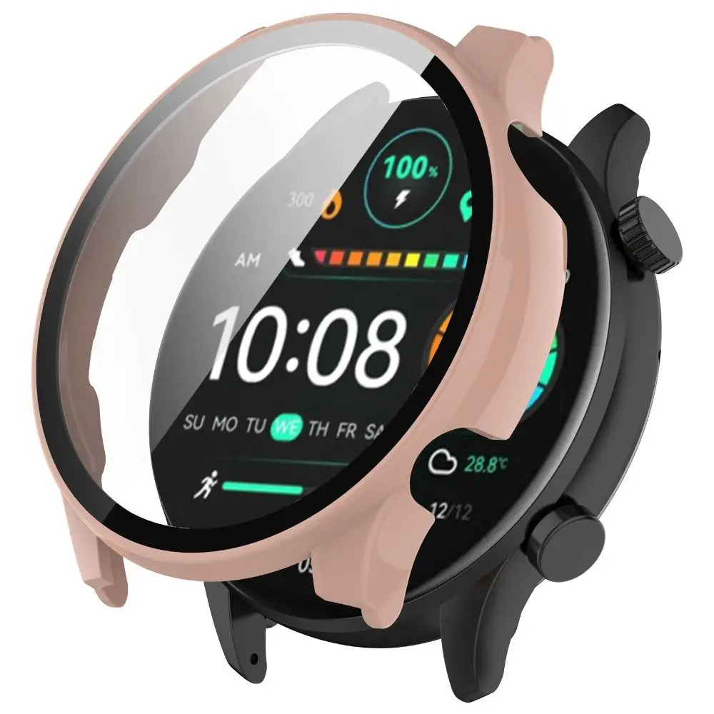 Gehard + Pc Beschermhoes Volledige Dekking Shell Screenprotector Accessoires Smart Watch Voor Haylou Solar Plus Rt3 Ls16