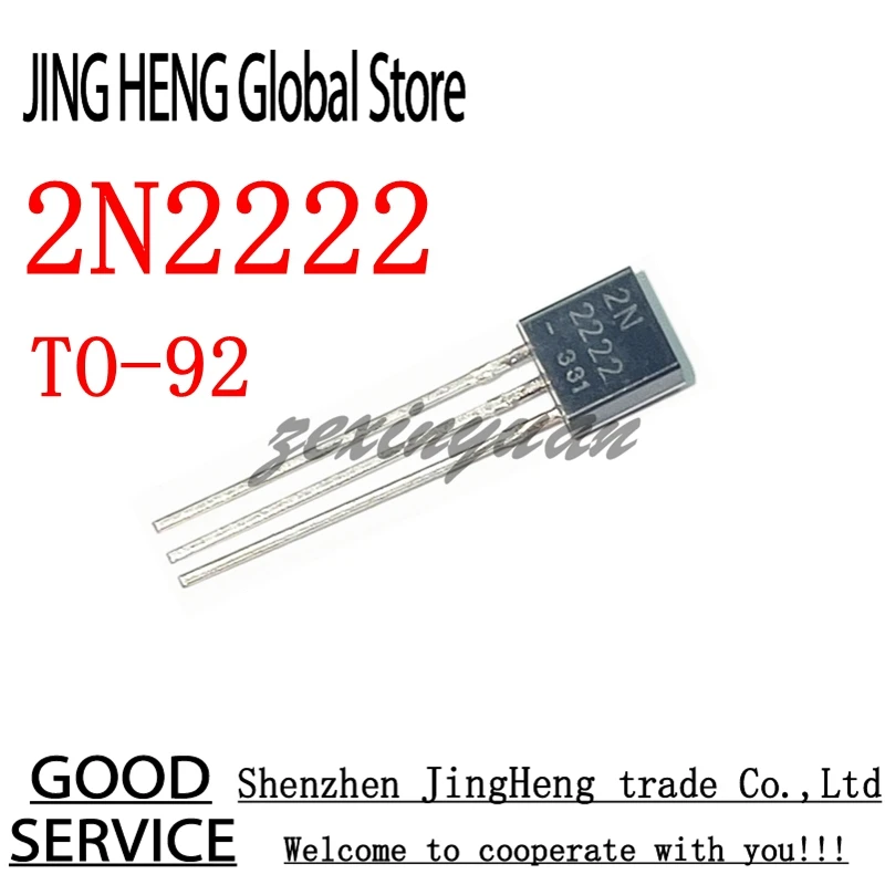 100PCS 2N2222 2N2222A TO-92 TO92 2222 2222A Transistor New