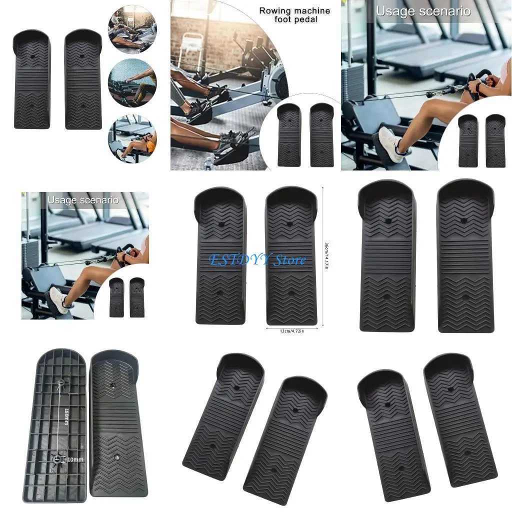 

G6DE Home Gym Elliptical Trainer Pedal Lightweight Designs Elliptical Machine Pedals for Fitness Enthusiasts Daily Exercise