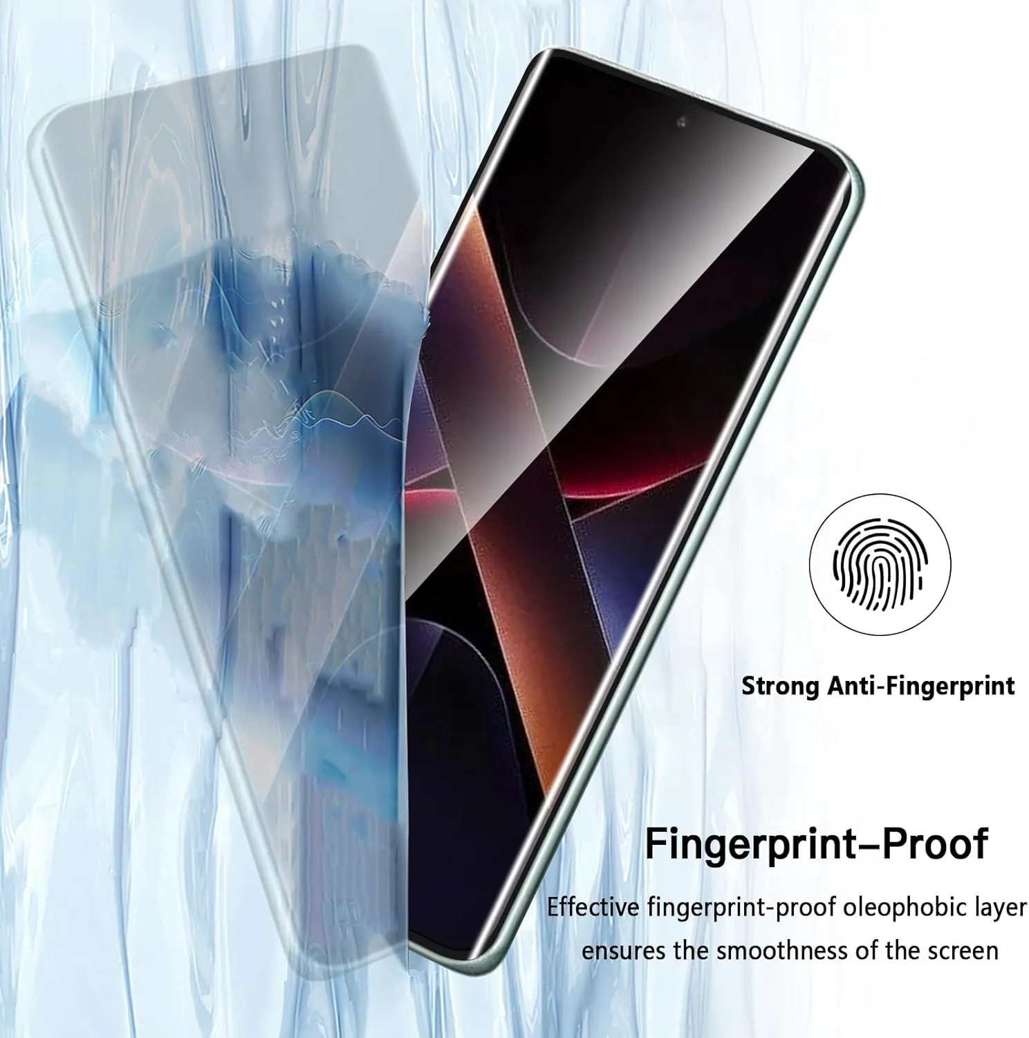 Pełna ochrona ekranu Folia ochronna na ekran dla Redmi Note 14pro Zakrzywione szkło hartowane — zdjęcie produktu 2