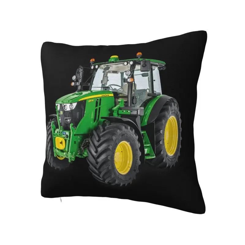 Tractor Pillow Case Home Decorative Kawaii Chair Cushion Square Pillowcase