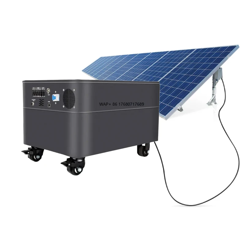 

5000 Watt Portable Power Station 5222WH LiFePO4 Lithium Battery 220V Pure Sine Wave with MPPT