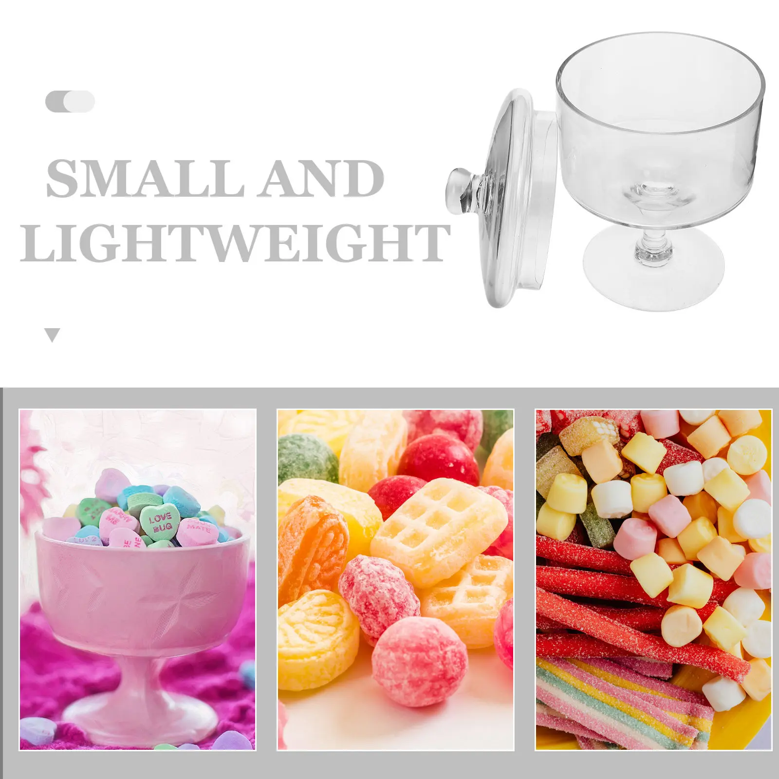 Clear Glass Cake Plate with Dustproof Dome Cover, Footed Dessert Stand for Wedding, Candy & Cheese Display – 25 cm