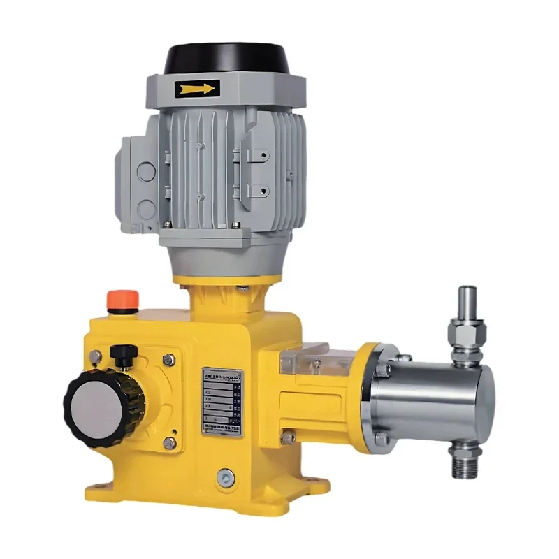 JX Series 0.37KW Factory Outlet High Pressure Plunger Metering Dosing Pump for Water Treatment Flow Range 36 Lph to 190 Lph
