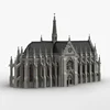 17992pcs Saint Remigius 모델 빌딩 블록 대성당 - 중세 교회 키트 어린이 및 성인을위한 세부 고딕 건축 2