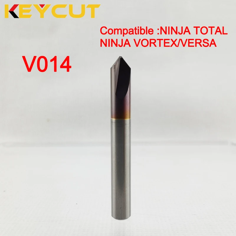 Cortador de fresado de keyline V014 en carburo, se adapta a Keyline NINJA TOTAL KEYLINE Vortex Versa Key Machine, herramientas de cerrajero de mercado de accesorios