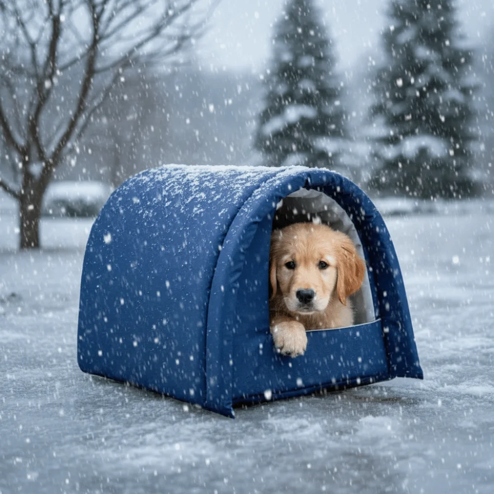 

Универсальный теплый домик для кошек, ветрозащитный, водонепроницаемый, уличный, укрытие для кошек, дизайн, складная пещера для сна для кошек, зима