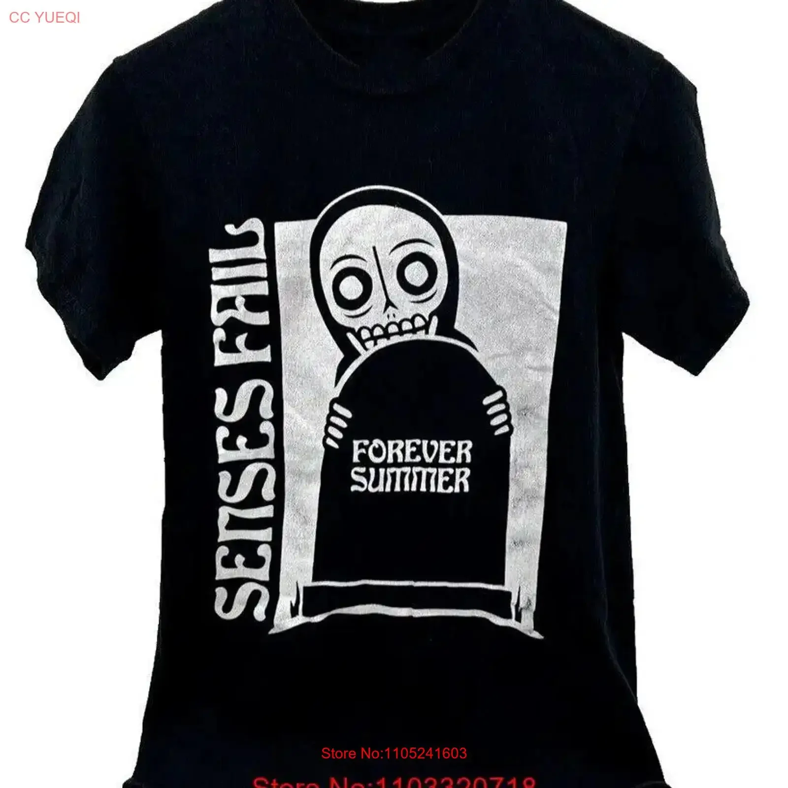 Футболка Senses Fail Forever Summer Tour 2018, классическая ZL522, винтажная, стираная, унисекс, модная, слегка стильная, с графикой, дышащая