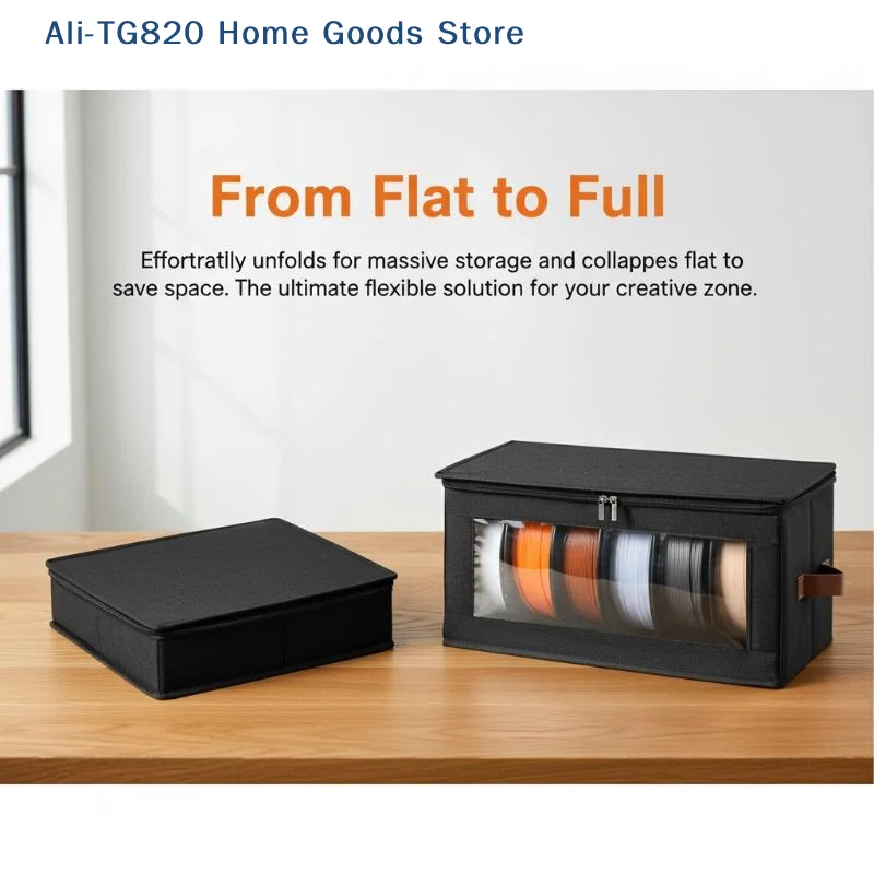[W] Filament Storage Box - 3D Printer Filament Storage Containers 3D Printing Accessories Holder Rack For Home, Office Workshop