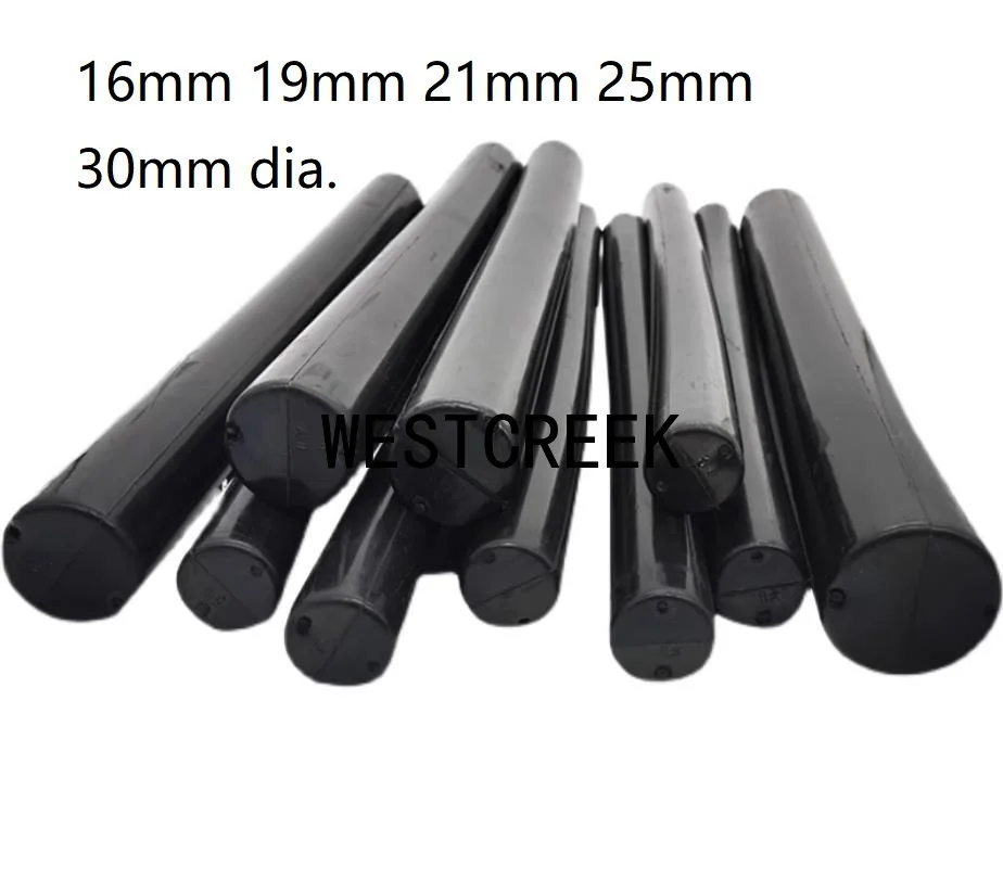 WESTCREEK 30mm 35mm 40mm 45mm Fluorine Rubber Rod Fluororubber FKM Rod Viton Bar Stick Heat Resistant To Corrosion Acid