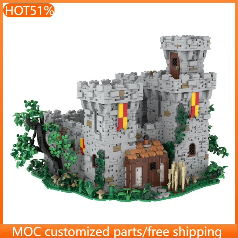 4817 PCS Customize Castle MOC Customize Modular Building Block Creative Design Design Popular Simple DIY Boys Festival Toy Gift